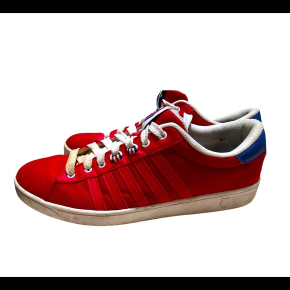 Red White & Blue k-Swiss Men's Shoes - Picture 2 of 2